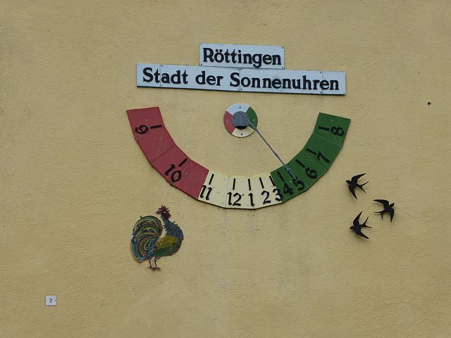 Sonnenuhr in Rttingen