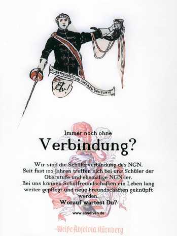 Flyer der Weien Absolvia Nrnberg